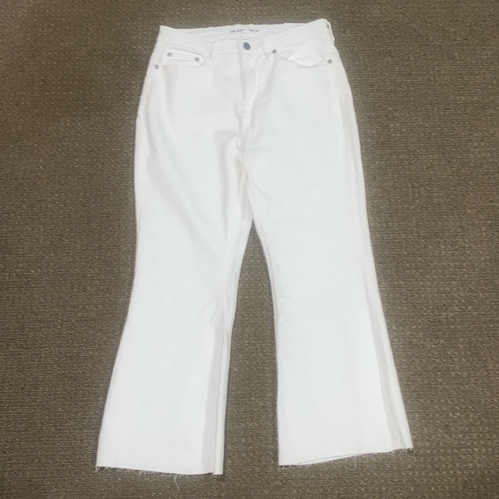 ON 34th ankle high rise kick flare jeans